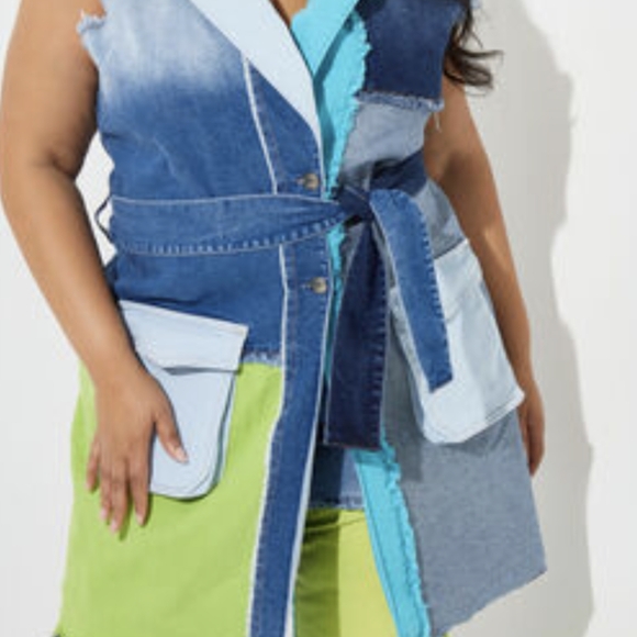 Ashley Steward. NEW The Vest is Size 26/28 and Capris are size 26. - Picture 2 of 6